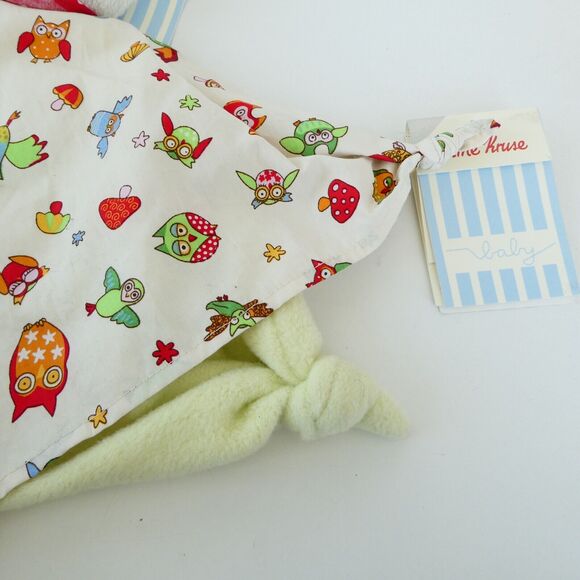 NEW Käthe Kruse Alba Owl Blanket Doll Plush Lovey Germany Tag Stuffed Animal - Picture 4 of 7